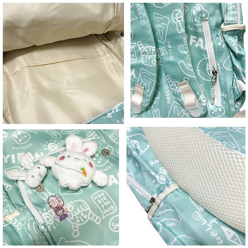 Рюкзак подростковый 230632 Зайка 20L Green - фото 4