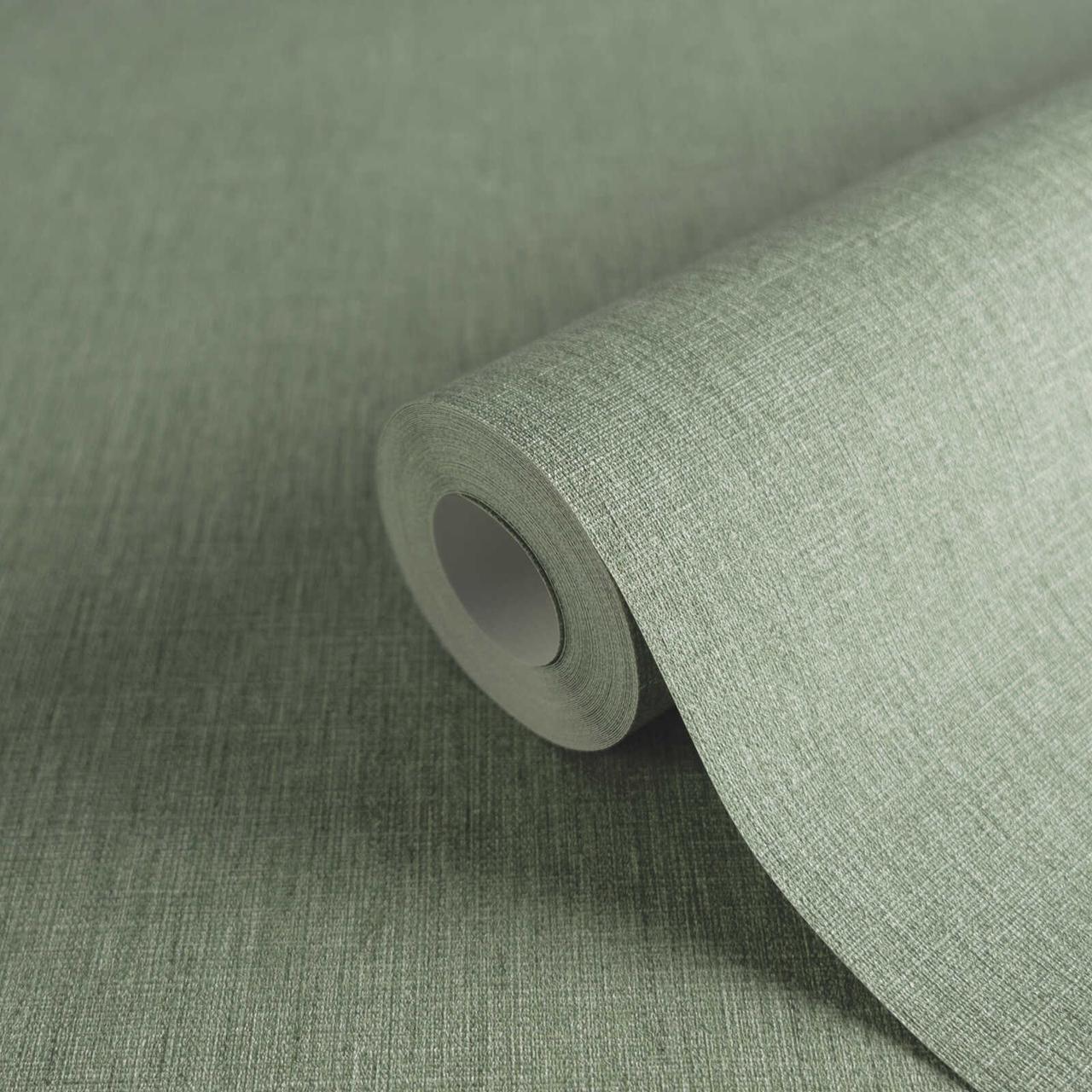 Обои флизелиновые AS Creation Metropolitan 39651-9 Фон винил горячего тиснения 0,53х10,05 м Зеленый