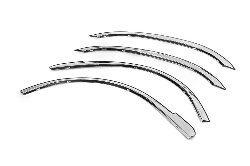 Накладки на арки Max chrome для Citroen Jumper 1995-2006 гг. нержавеющая сталь Хром