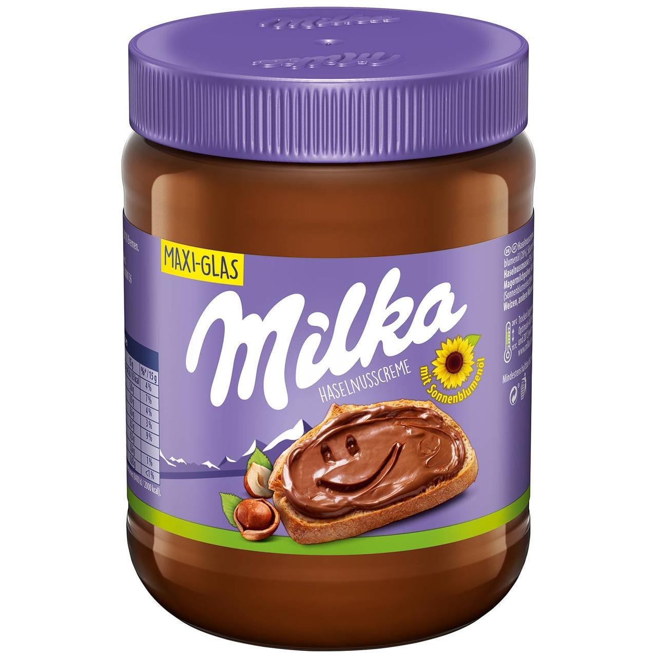 Шоколадна паста крем Milka с фундуком 600 г (1715653972)