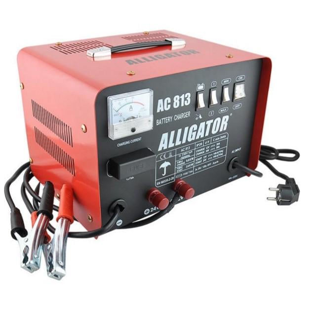 Устройство зарядное Alligator 12/24 V 45 А + провода-прикуриватели 300 А