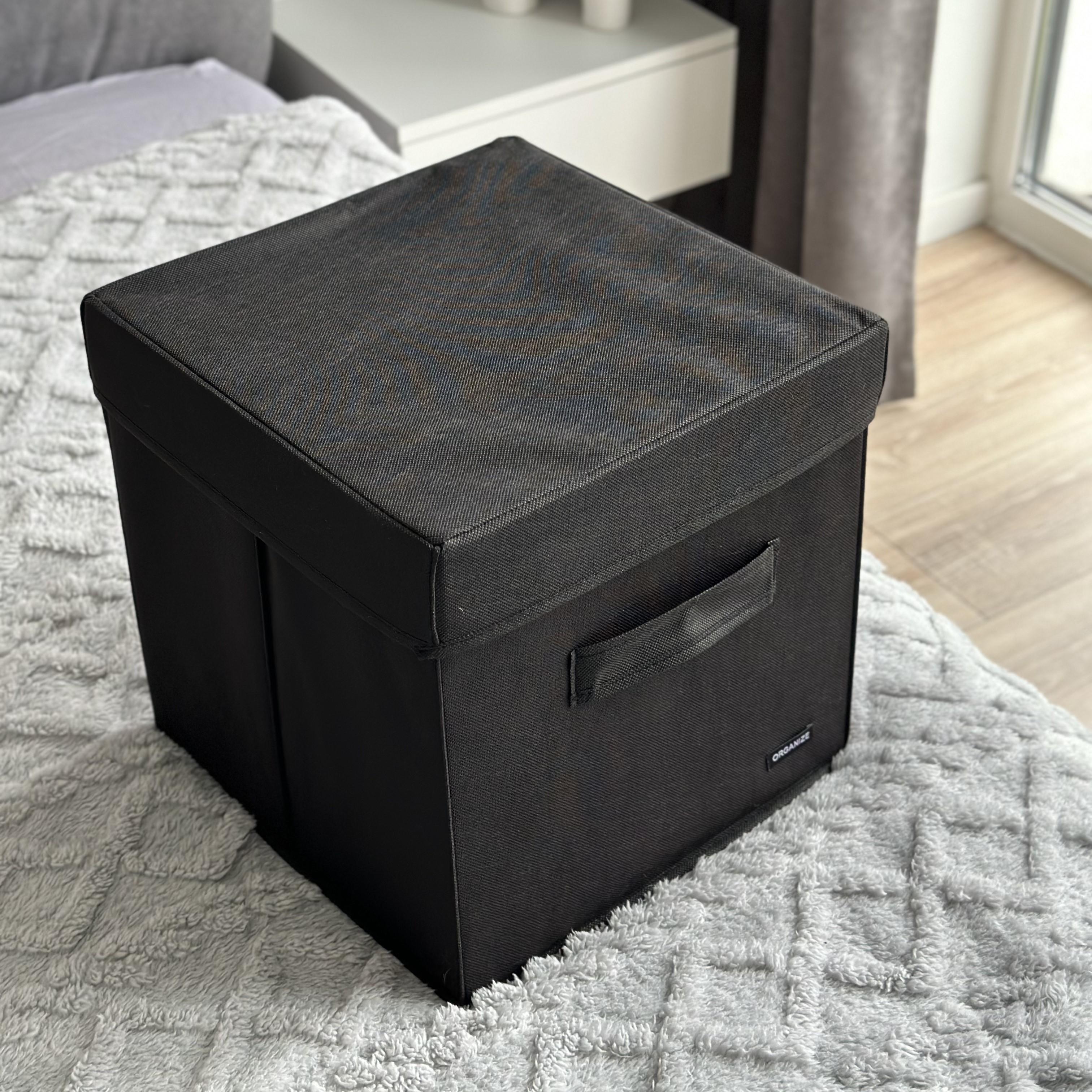 Короб с крышкой Черный (Hy-30-kr-bl) - фото 1