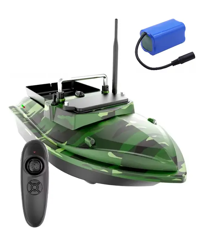 Корабль радиоуправляемый Flytec V-050 для аккумулятор рыболовной приманки с пультом 18000 mAh Камуфляж