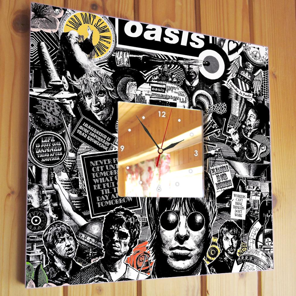 Стильные часы Группа Oasis 260x260 мм (C04565)