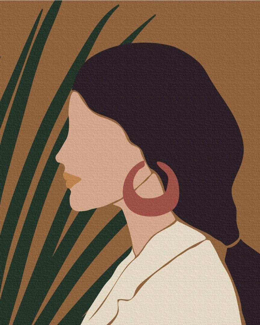 Картина по номерам BrushMe Пастельные тропики триптих 1 холст на подрамнике 40х50 см (BS51715)