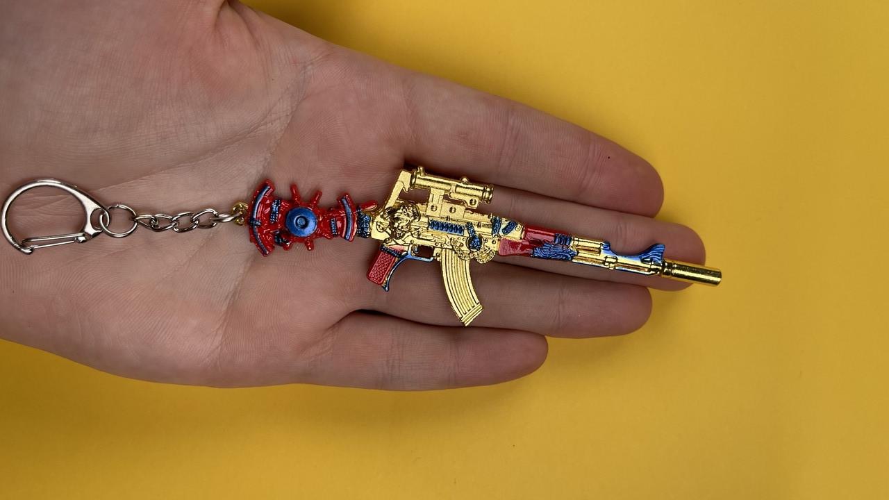 Брелок Pubg mobile автомат/винтовка металл 12 см (1374941450) - фото 3 Брелок Pubg mobile автомат/винтовка металл 12 см (1374941450) - фото 3