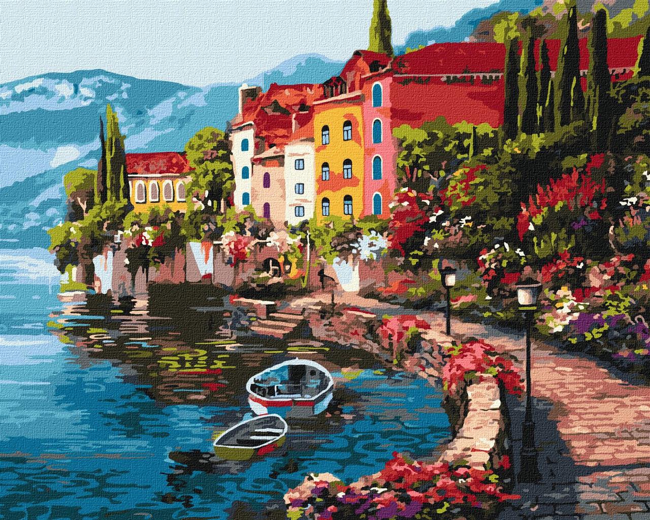 Картина по номерам Идейка Утро на берегу озера 40х50 см (KHO3503)