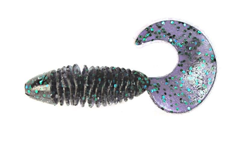 Силиконовый твистер Fox Fluffy №087 для микроджига съедобный 5,5 см 8 шт. June bug (6124)