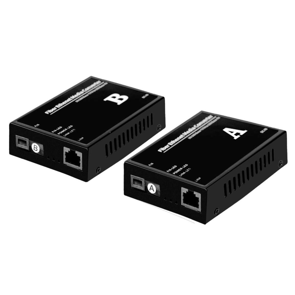 Медіаконвертер пара GreenVision GV-1001G-F/X-20KM A B 1000Mbps SC одноволоконний Black (33088016) Медіаконвертер пара GreenVision GV-1001G-F/X-20KM A B 1000Mbps SC одноволоконний Black (33088016)