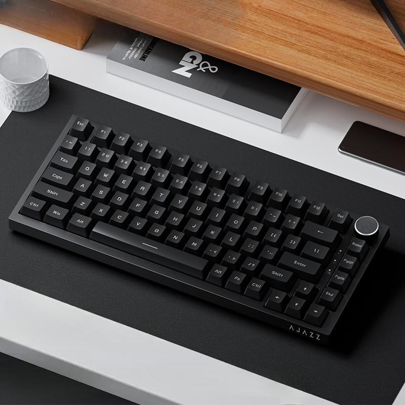 Клавіатура механічна Ajazz AK820 Black 75% форм-фактор дротове підключення 82 клавіші з гарячою заміною (26447207) - фото 2