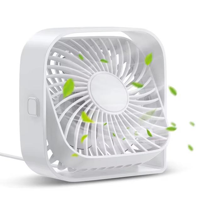 Вентилятор Topk K50 USB 8,5 см 3 скорости USB 5V 1 м 5W 360° White (ME0021987)