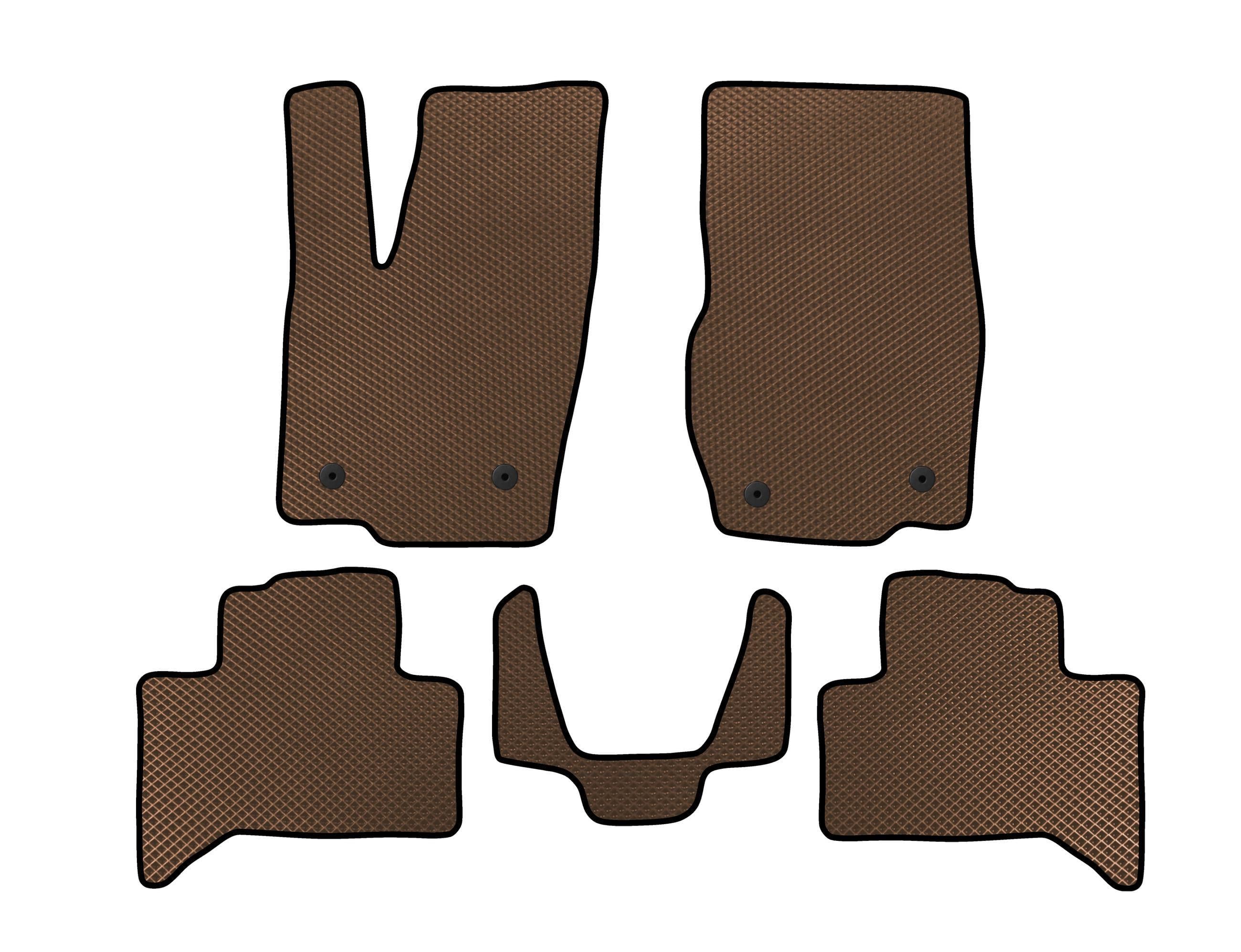 Килимки автомобільні Digital Designs EVA для Toyota Land Cruiser Prado 250 2023- рр. етилвінілацетат Коричневий (188860)