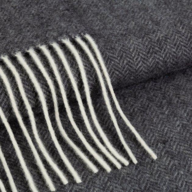 Плед кашемировый Love you 140х200 Темно-серый (143460) - фото 2