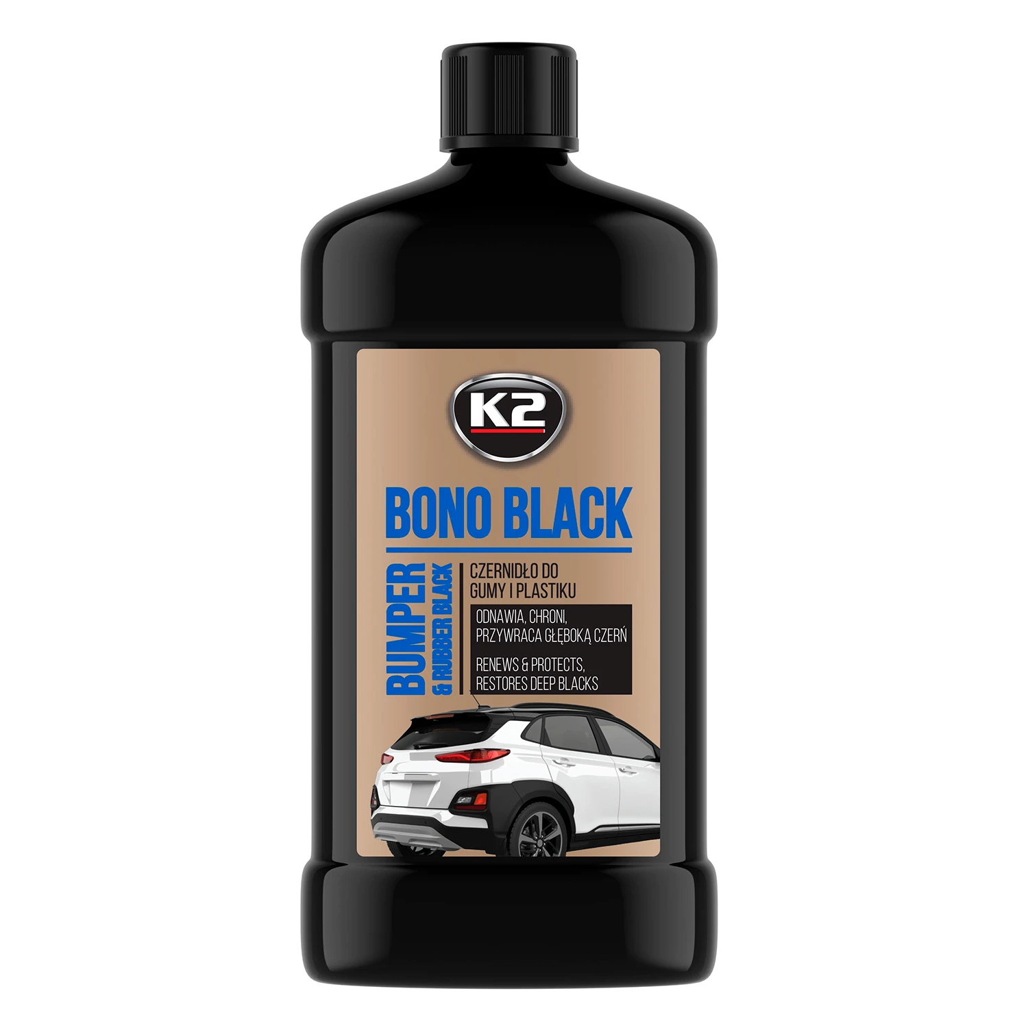 Засіб для чорніння шин та бамперів K2 Bono 500 мл Black (K035)