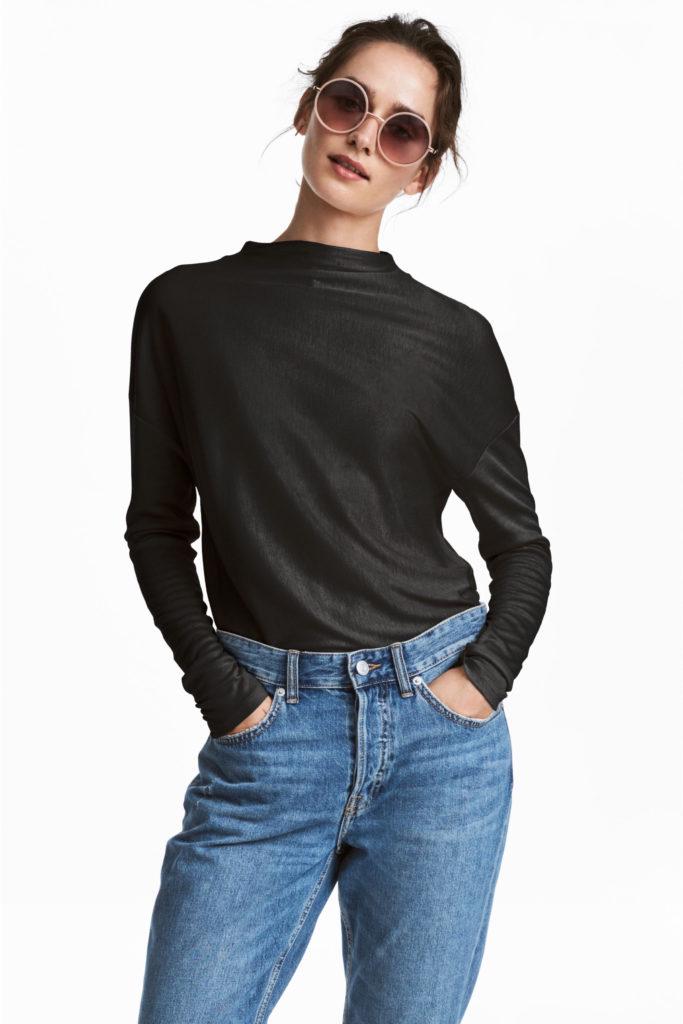 Блуза H&M р. 36 Черный (4200754)