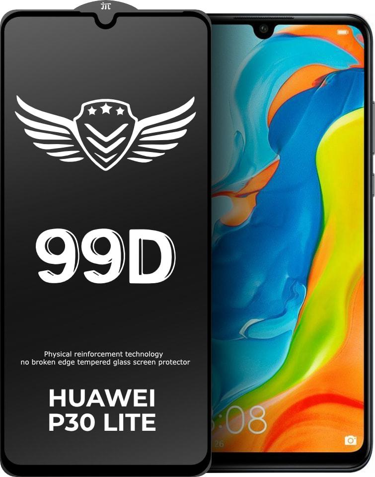Стекло защитное FlyGuard Huawei P30 Lite Full Glue (31255)