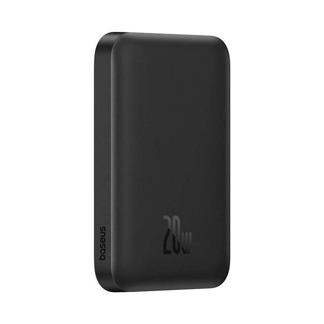 Повербанк Baseus Magnetic Mini 6000 mAh 20 W 2в1 QC3.0+PD3.0 с беспроводной зарядкой Qi 15 W Black (P10059002113-00) - фото 4