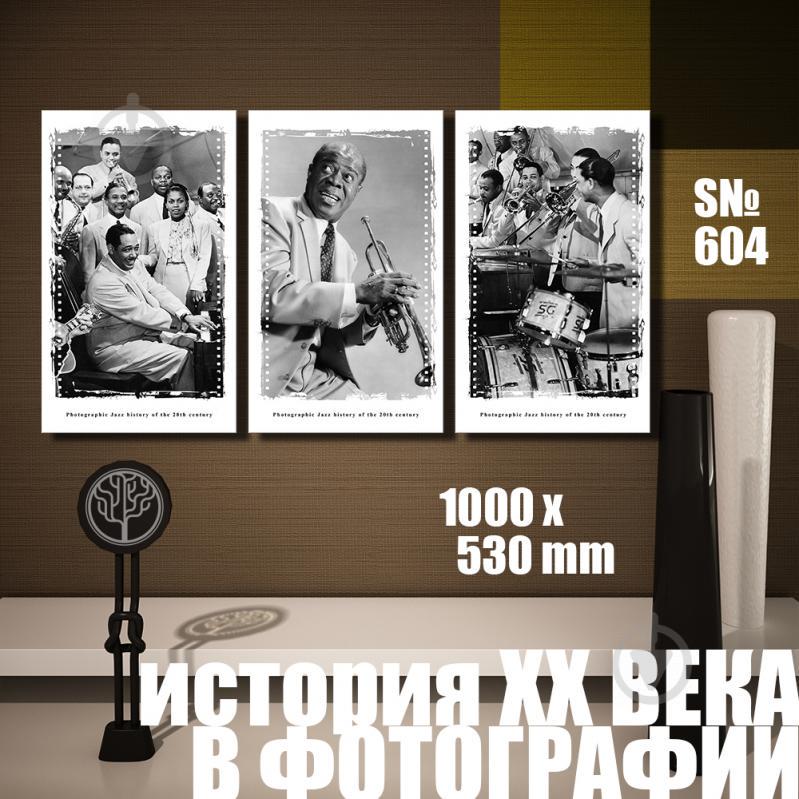 Модульная картина Декор Карпаты история ХХ века музыка 100х53см (s604)