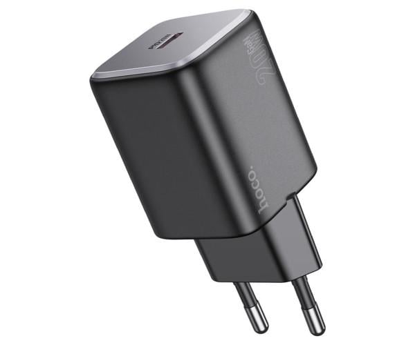 Зарядное устройство сетевое Hoco N40 Mighty single port PD20W/QC3.0 3A charger Black Зарядное устройство сетевое Hoco N40 Mighty single port PD20W/QC3.0 3A charger Black