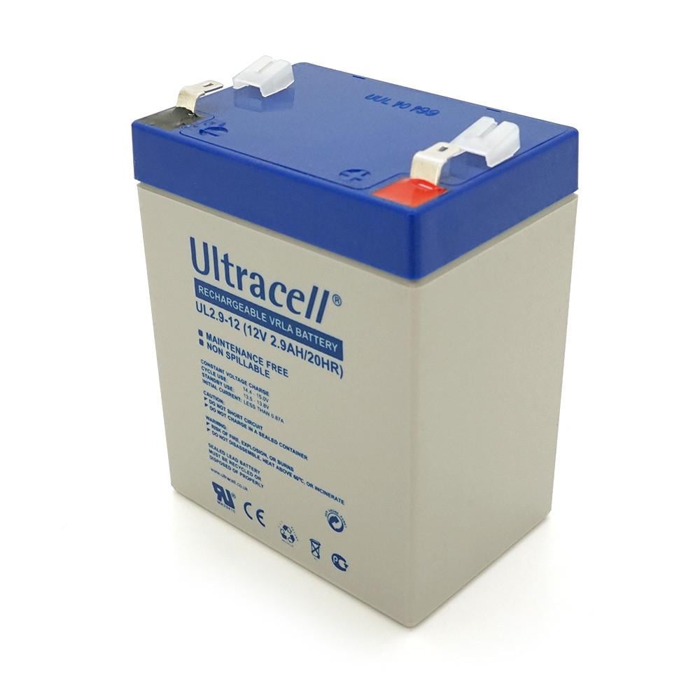 Батарея аккумуляторная Ultracell UL2.9-12 AGM 12V 2,9Ah White