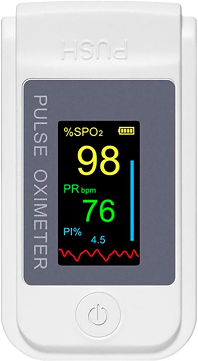 Пульсоксиметр Optima LK89-N White + батареї в комплекті