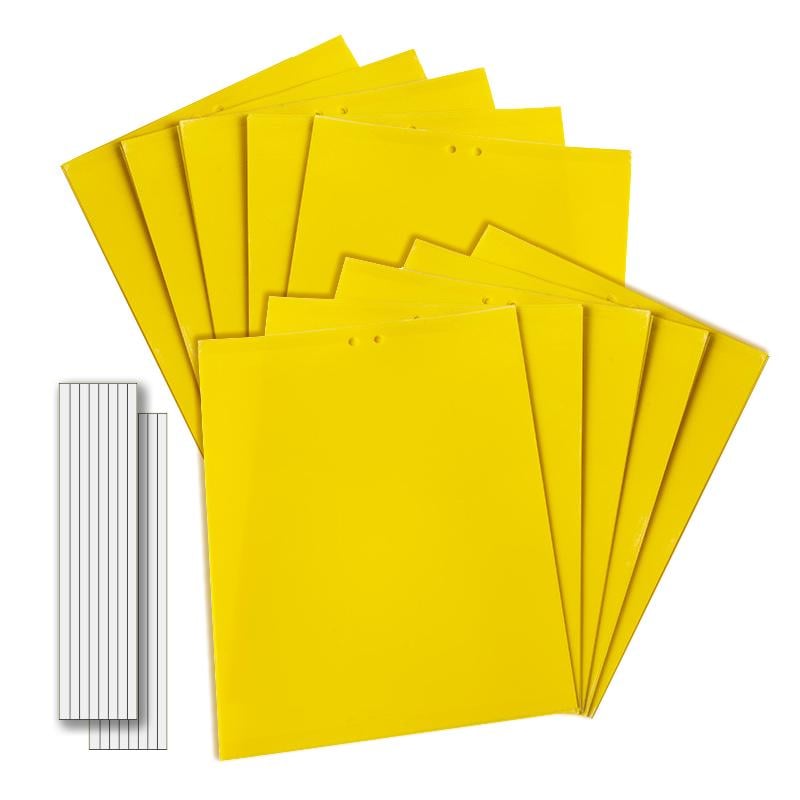 Ловушки клеевые многоразовые для защиты растений от кладки/насекомых 10 л. 20х10 см (LOVKOM-YLW-1326) Ловушки клеевые многоразовые для защиты растений от кладки/насекомых 10 л. 20х10 см (LOVKOM-YLW-1326)