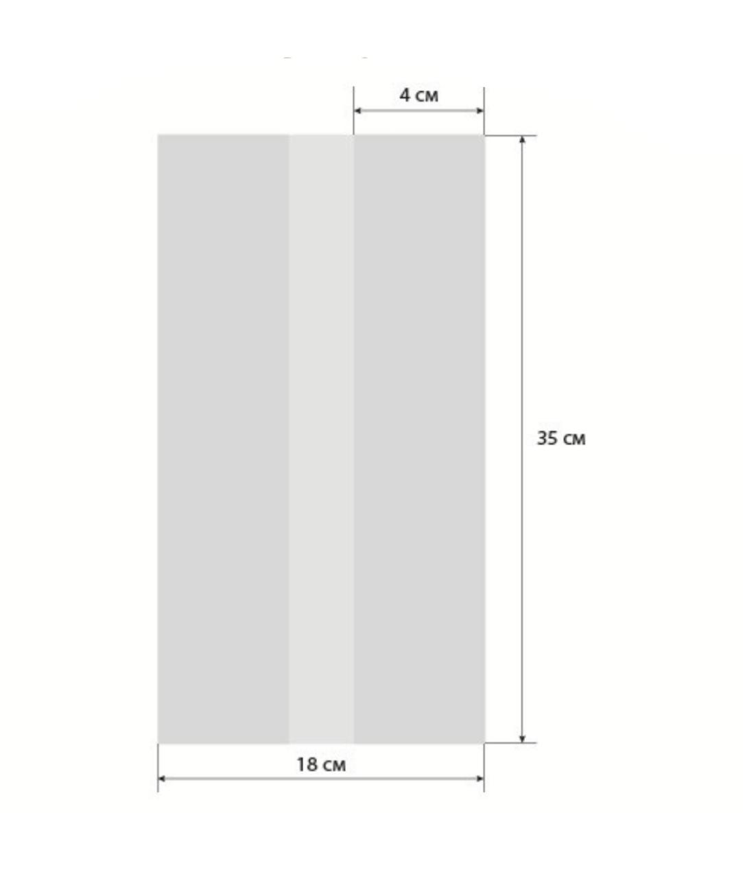 Пакет одноразовый полиэтиленовый фасовочный 18х35 см - фото 2