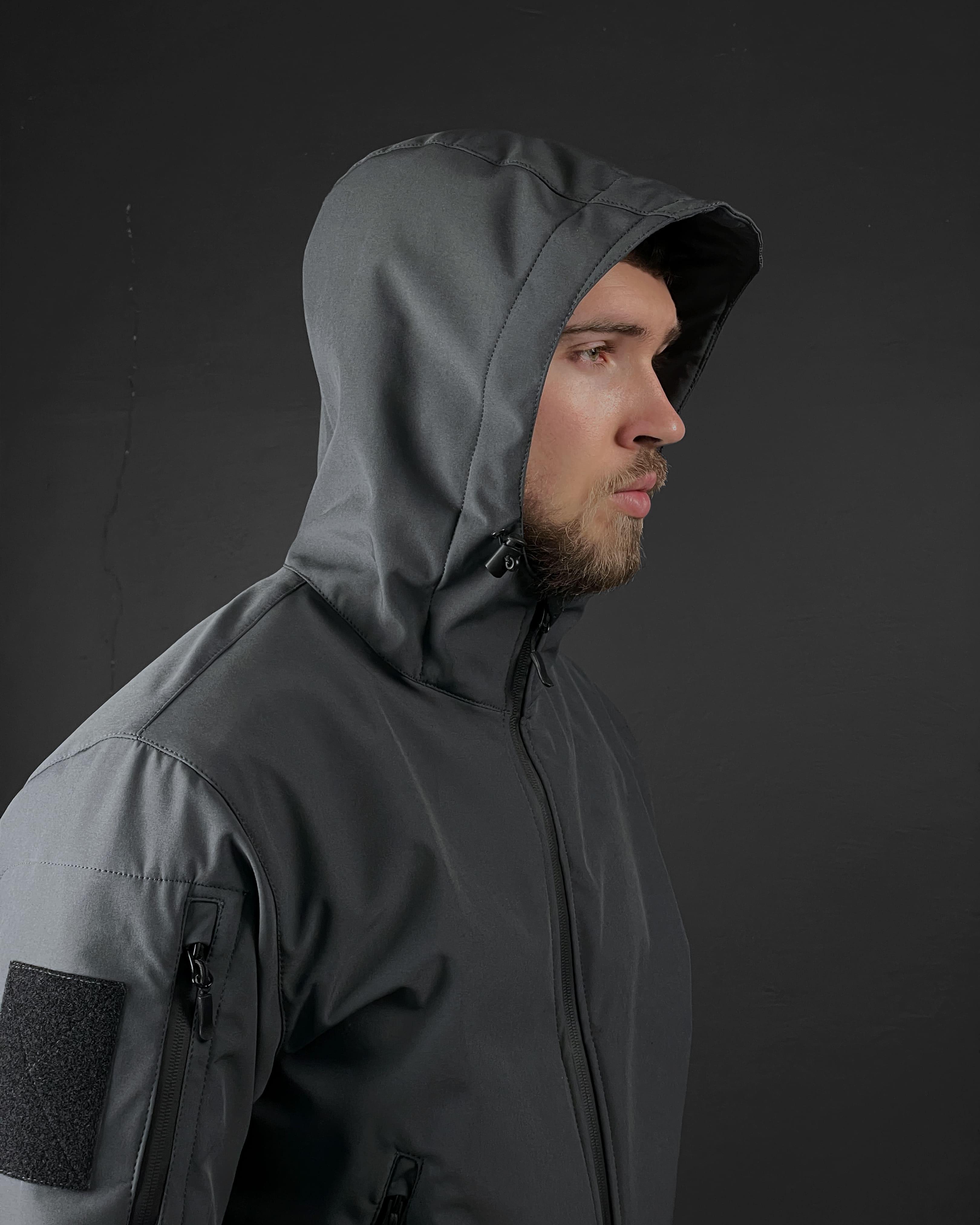 Куртка военная COOPERR Soft Shell II XS Серый (KUR-1.8.XS) - фото 5