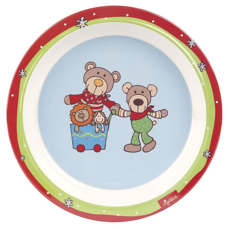 Тарілка Sigikid Wild&Berry Bears 21,5 см Червоний (24518SK)