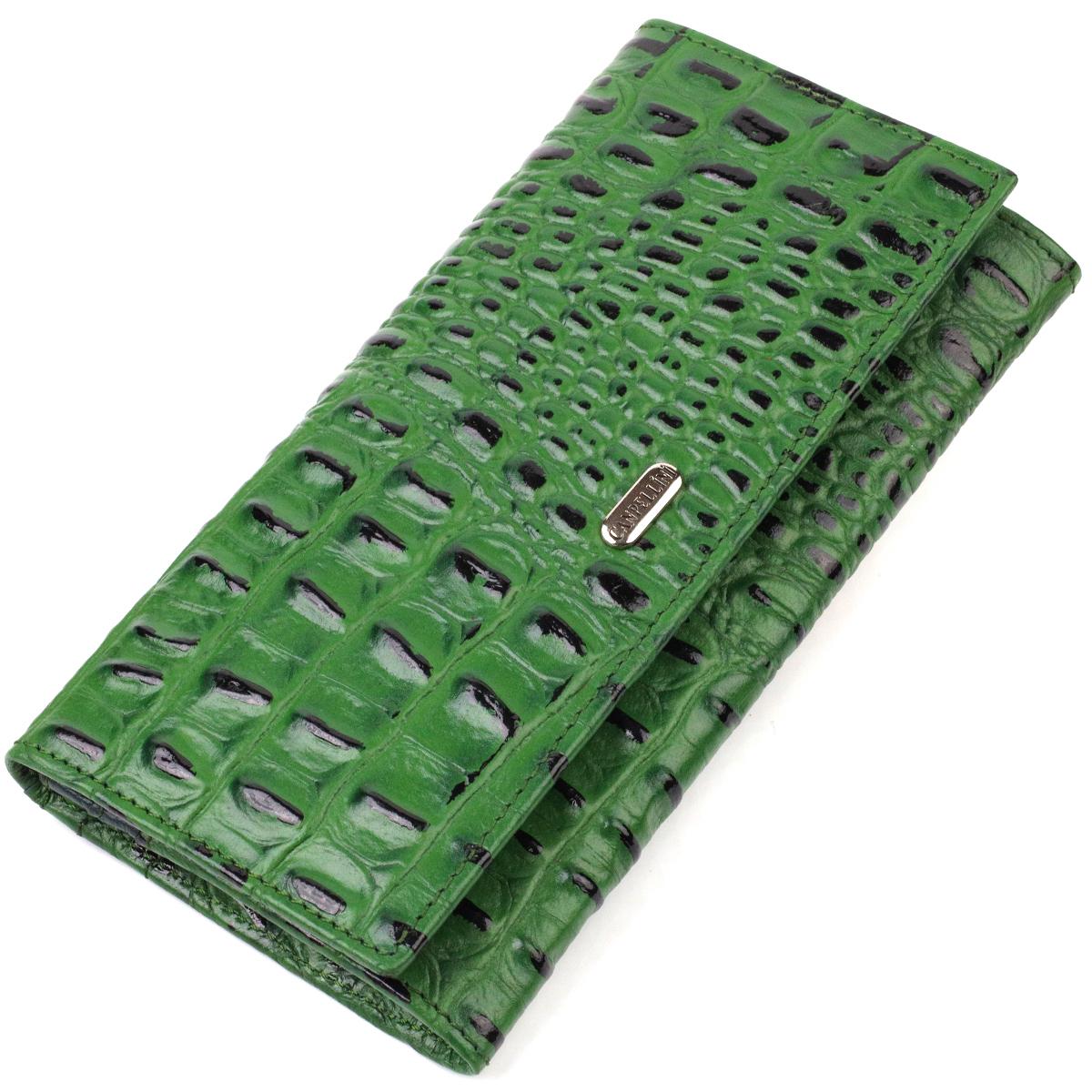 Кошелек женский кожаный Canpellini 21825 Зеленый (55604)