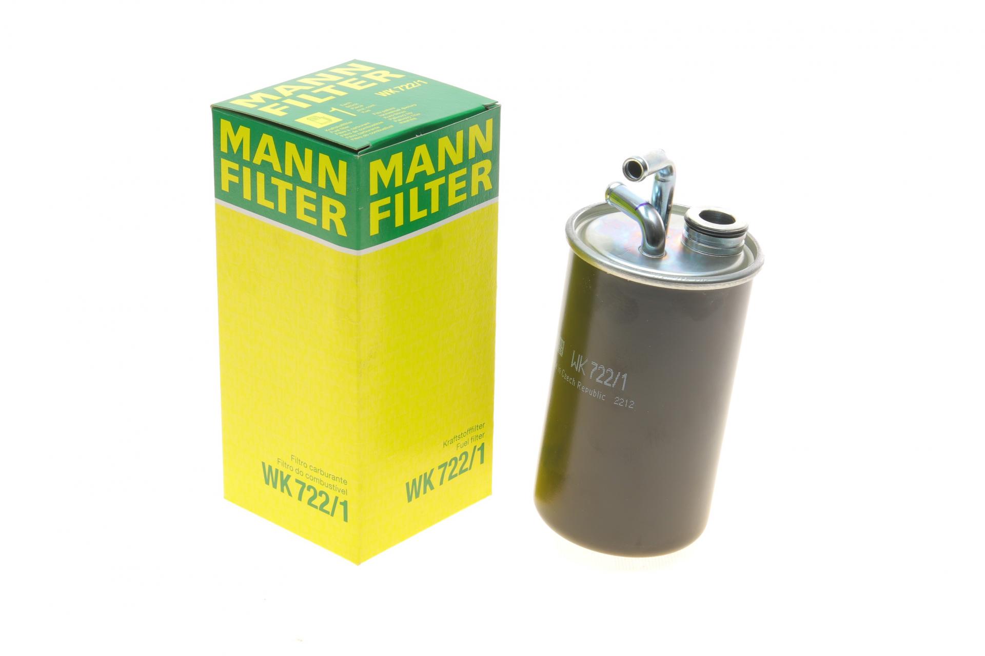 Фильтр топливный Mann-Filter для Chrysler Sebring/Dodge Journey/Caliber/Jeep Compass/Patriot 2,0 TD/CRD 06- (WK 722/1)