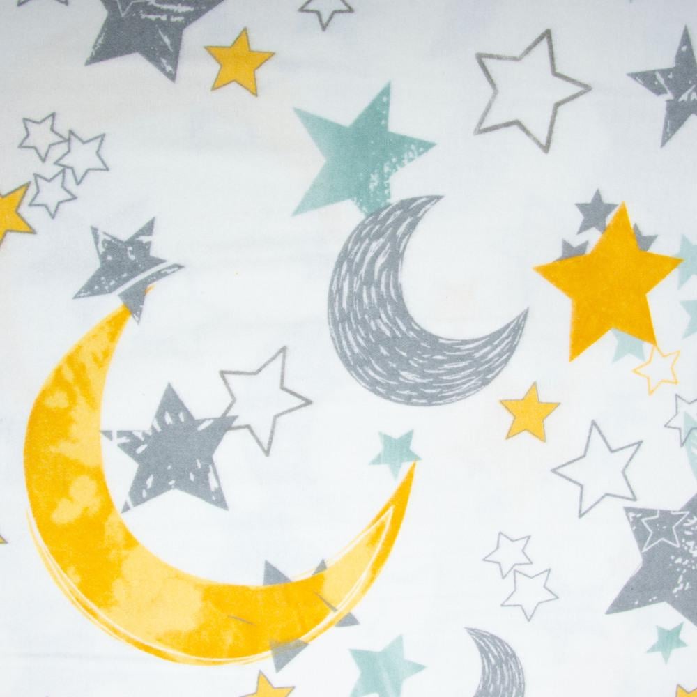 Тканина фланель бавовна для постільної білизни 9.23329/5 Комета 170 гр/м2 240 см Сірий (27227)