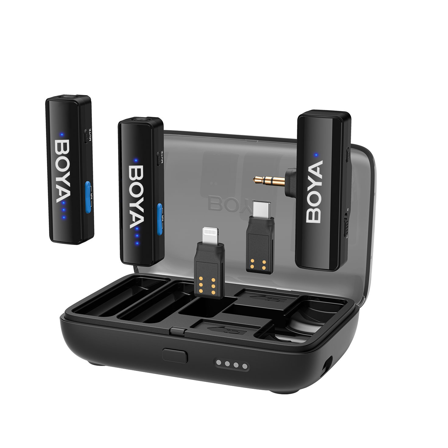 Микрофон петличный Boya Boyalink black для iPhone/Android/видеокамеры беспроводной (50021) - фото 15