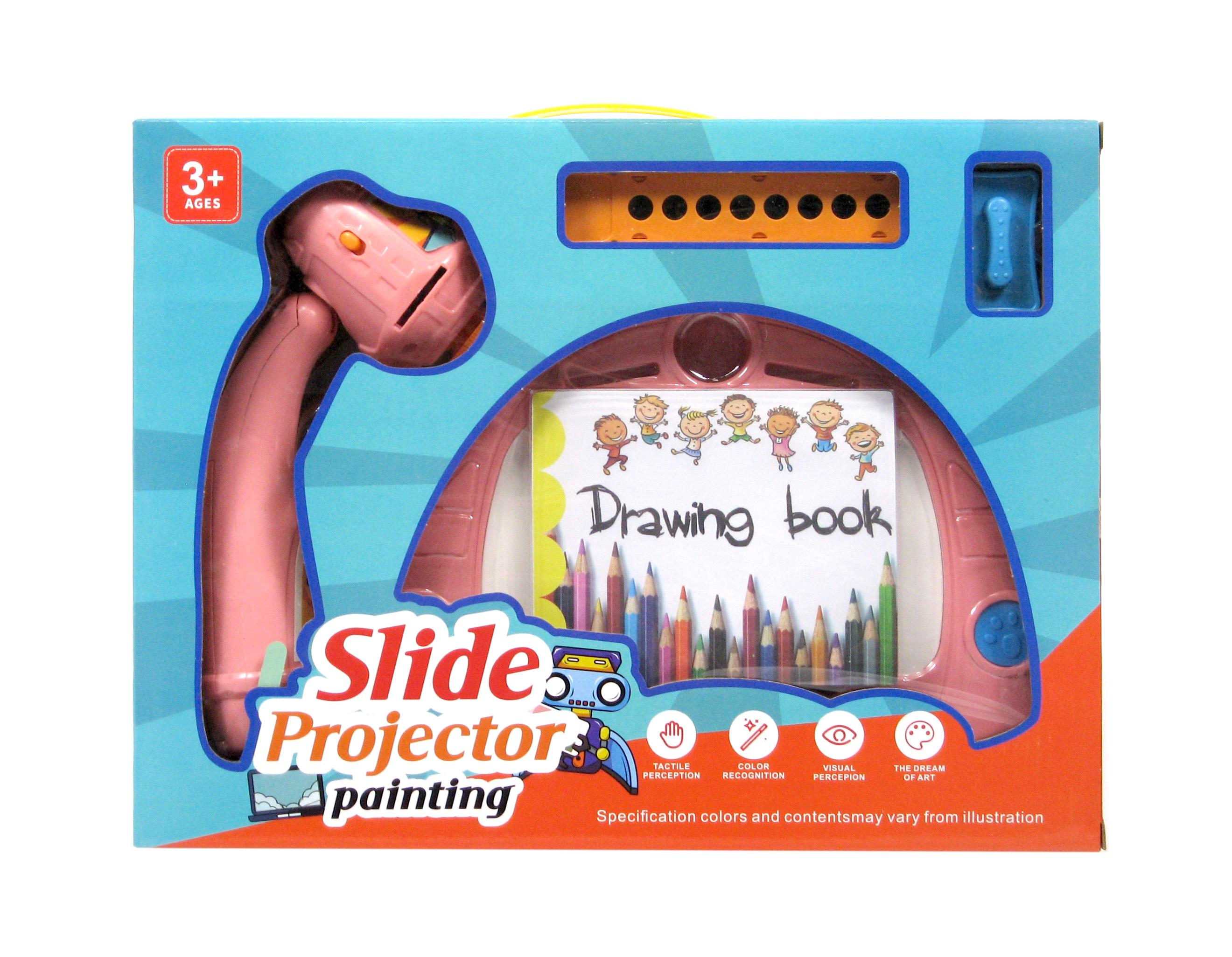 Проектор для рисования XD10 24 слайда c альбомом/фломастерами - фото 5 Проектор для рисования XD10 24 слайда c альбомом/фломастерами - фото 5