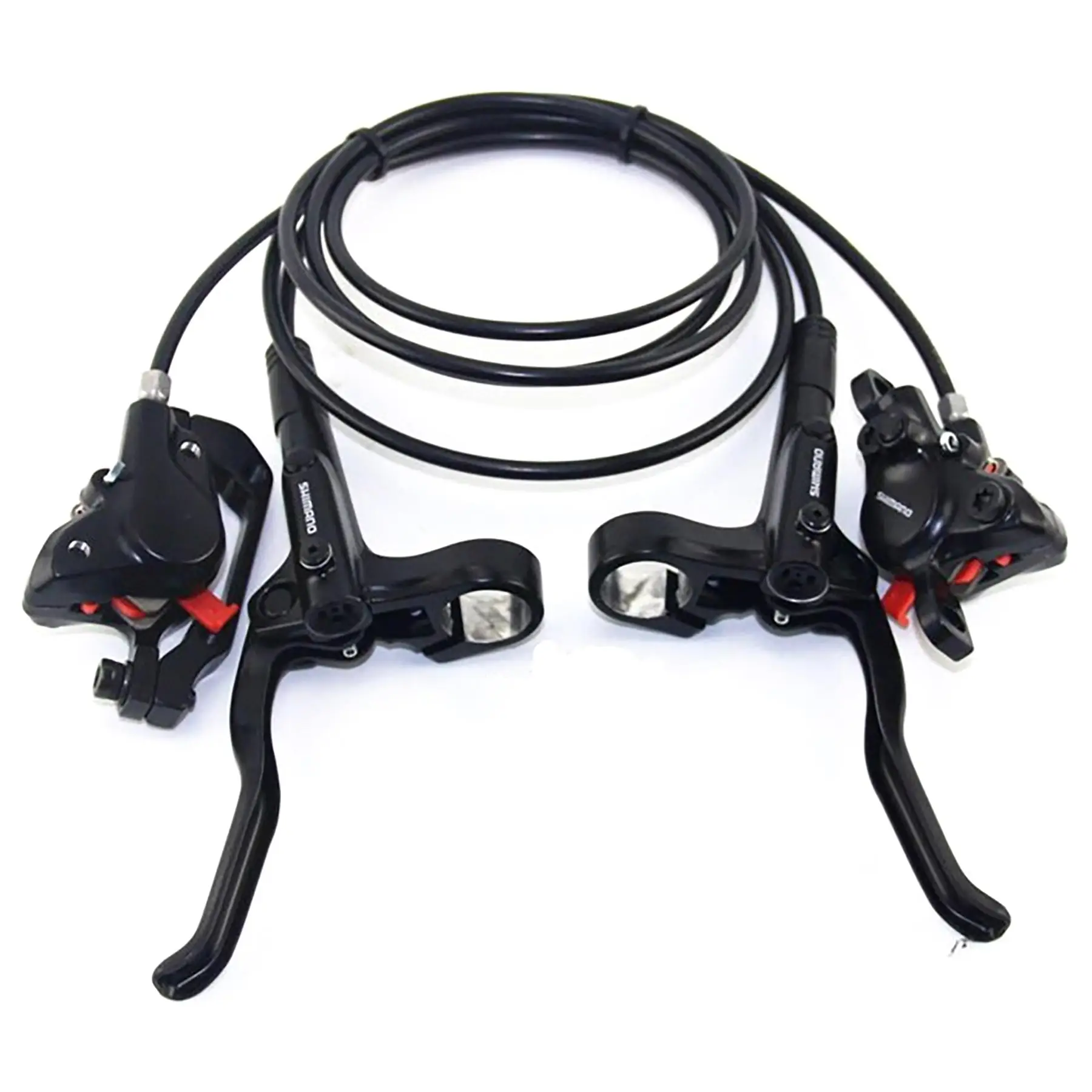 Тормоза Shimano MT200 дисковые гидравлические передние 800мм задние 1450мм без упаковки (MT200)