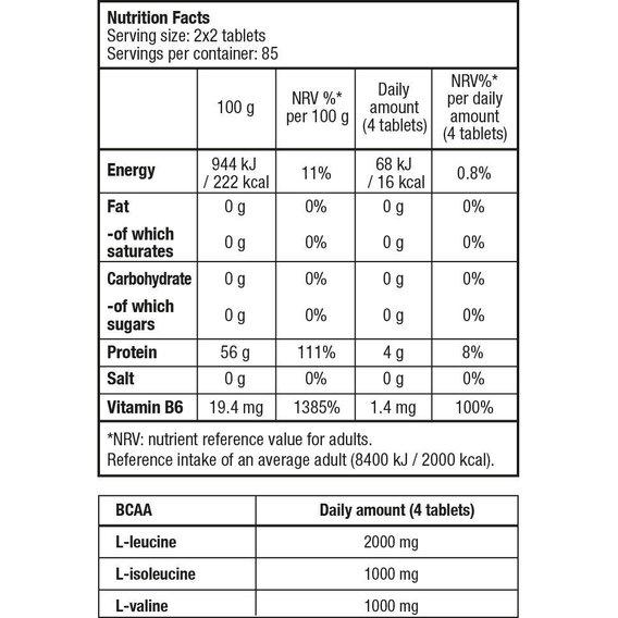 Амінокислота BCAA для спорту BioTechUSA BCAA + B6 340 Tabs - фото 2