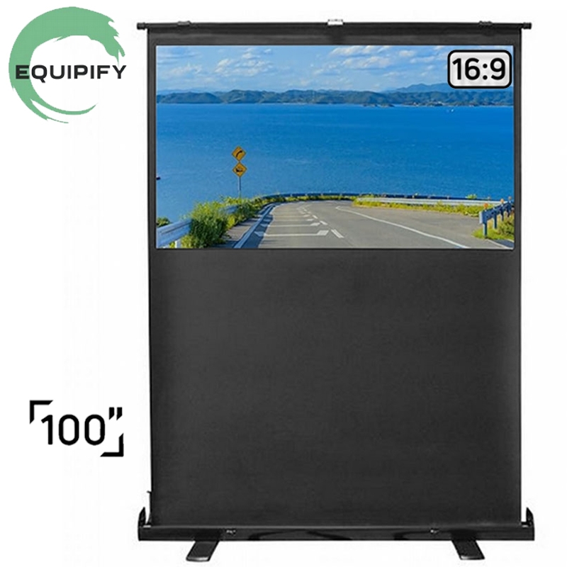 Екран проекційний EQUIPIFY PSFA100 мобільний підлоговий 100" 221x125 см 16:9 (tf2918) - фото 2 Екран проекційний EQUIPIFY PSFA100 мобільний підлоговий 100" 221x125 см 16:9 (tf2918) - фото 2
