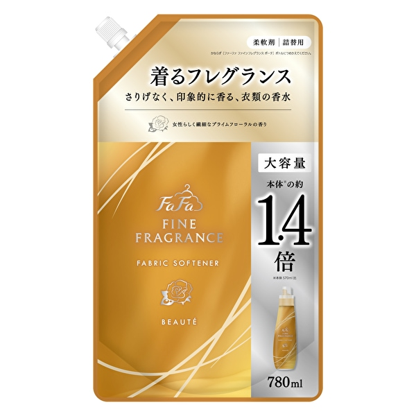 Кондиціонер-ополіскувач для білизни FaFa Fine Fragrance Beauté з антистатичним ефектом 780 мл (672687)