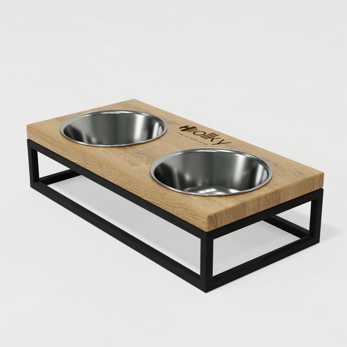 Миски на подставке для маленьких собак и котов Hollky Base S 2х0,45 л (BS-36187-BLNT) - фото 4