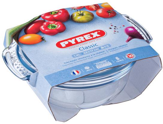 Кастрюля Pyrex Classic Easy Grip 3,5 л жаропрочное стекло (UK-118A000) - фото 2