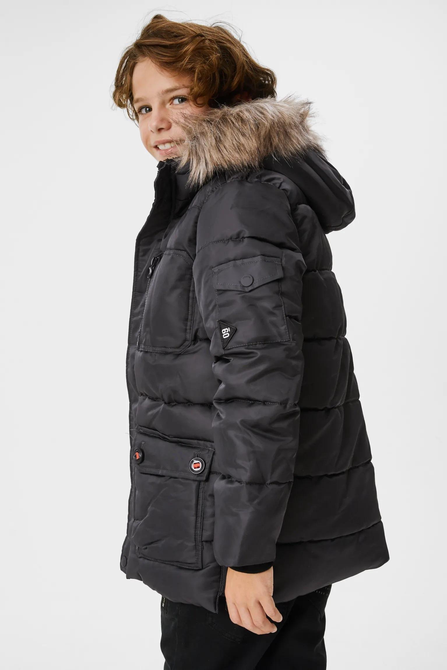 Куртка для хлопчика зимова C&A 146 см Black (21325901) - фото 4 Куртка для хлопчика зимова C&A 146 см Black (21325901) - фото 4