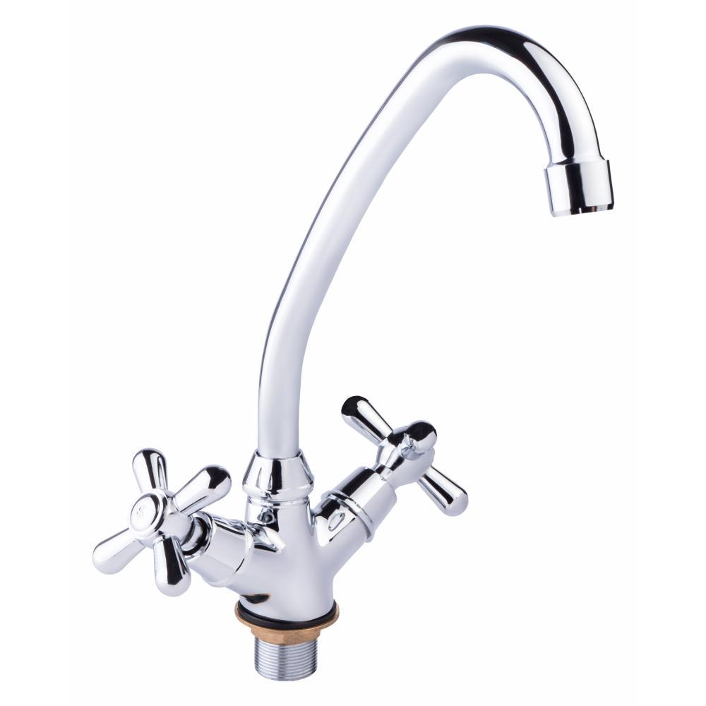 Змішувач для кухні Lidz Dominox 271F двовентильний Chrome (LDDOM271FCRM35535)