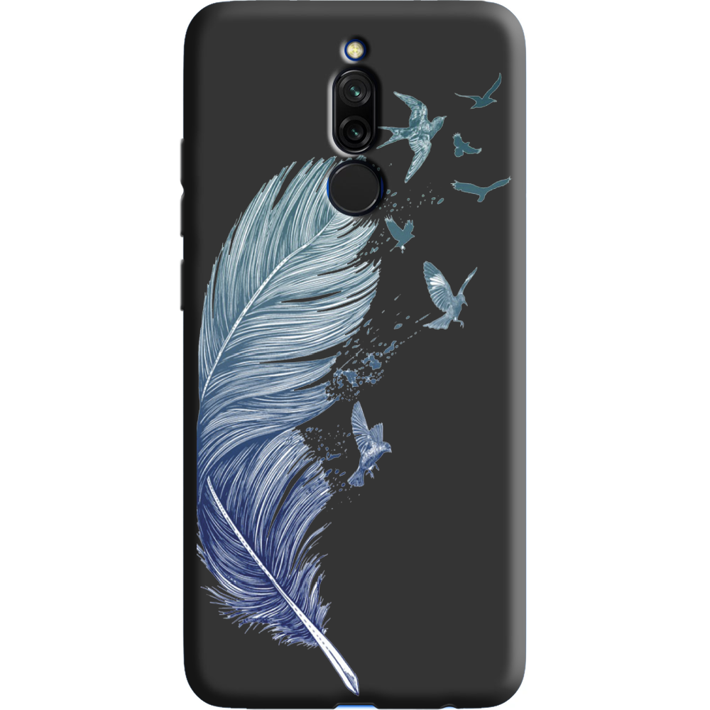 Чехол Boxface Xiaomi Redmi 8 Feather Черный силикон (38411-cc38-38679)