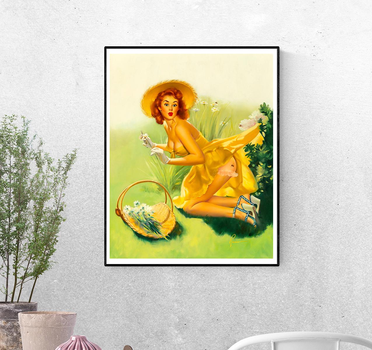 Постер Зацепилась за куст. Эдвард Рунчи формат А-1 (pin_up010135_Poster)