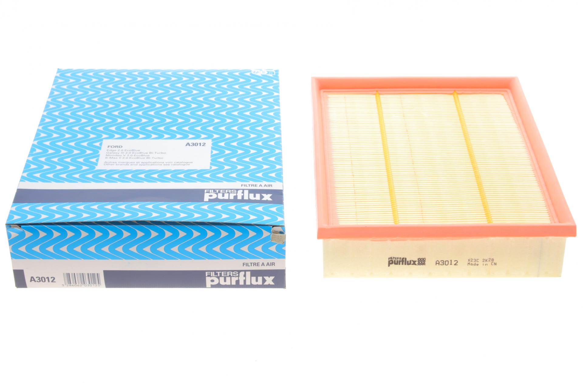 Фильтр воздушный PURFLUX для Ford Edge/Galaxy/Mondeo 1,5/1,6/2,0TDCI/2,0EcoBlue 15- A3 (012)