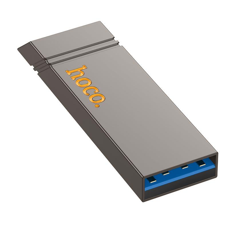 Флеш-пам'ять USB Hoco UD13 64 Гб USB 3.2 Grey (17538) - фото 3 Флеш-пам'ять USB Hoco UD13 64 Гб USB 3.2 Grey (17538) - фото 3