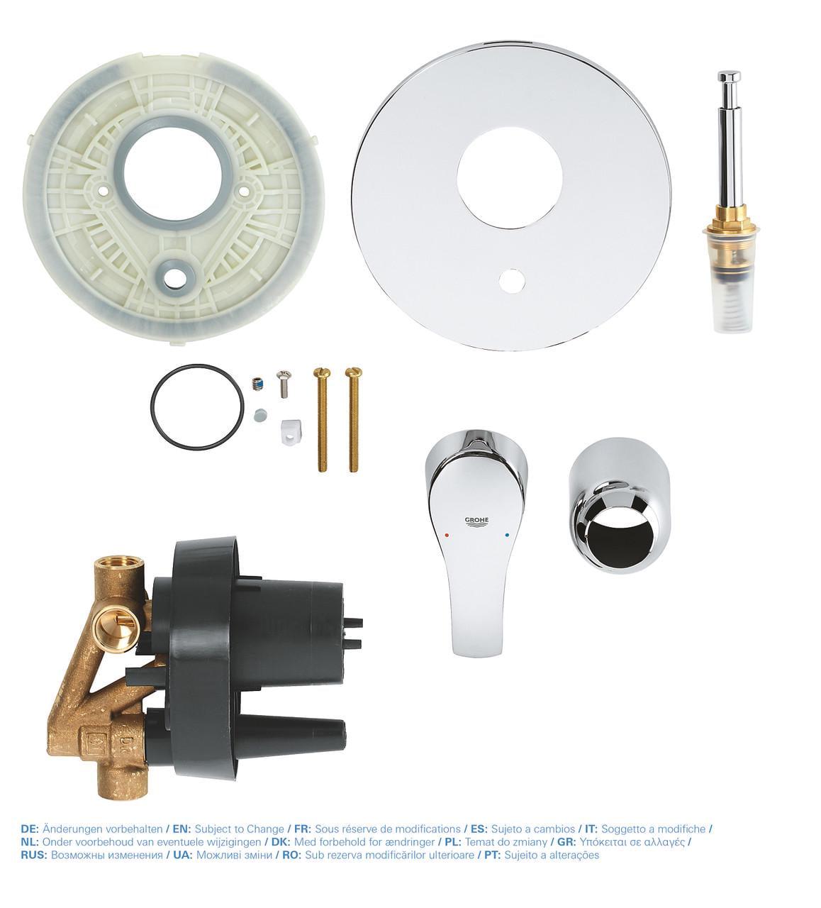 Смеситель для ванны Grohe Eurosmart (33305002) - фото 2