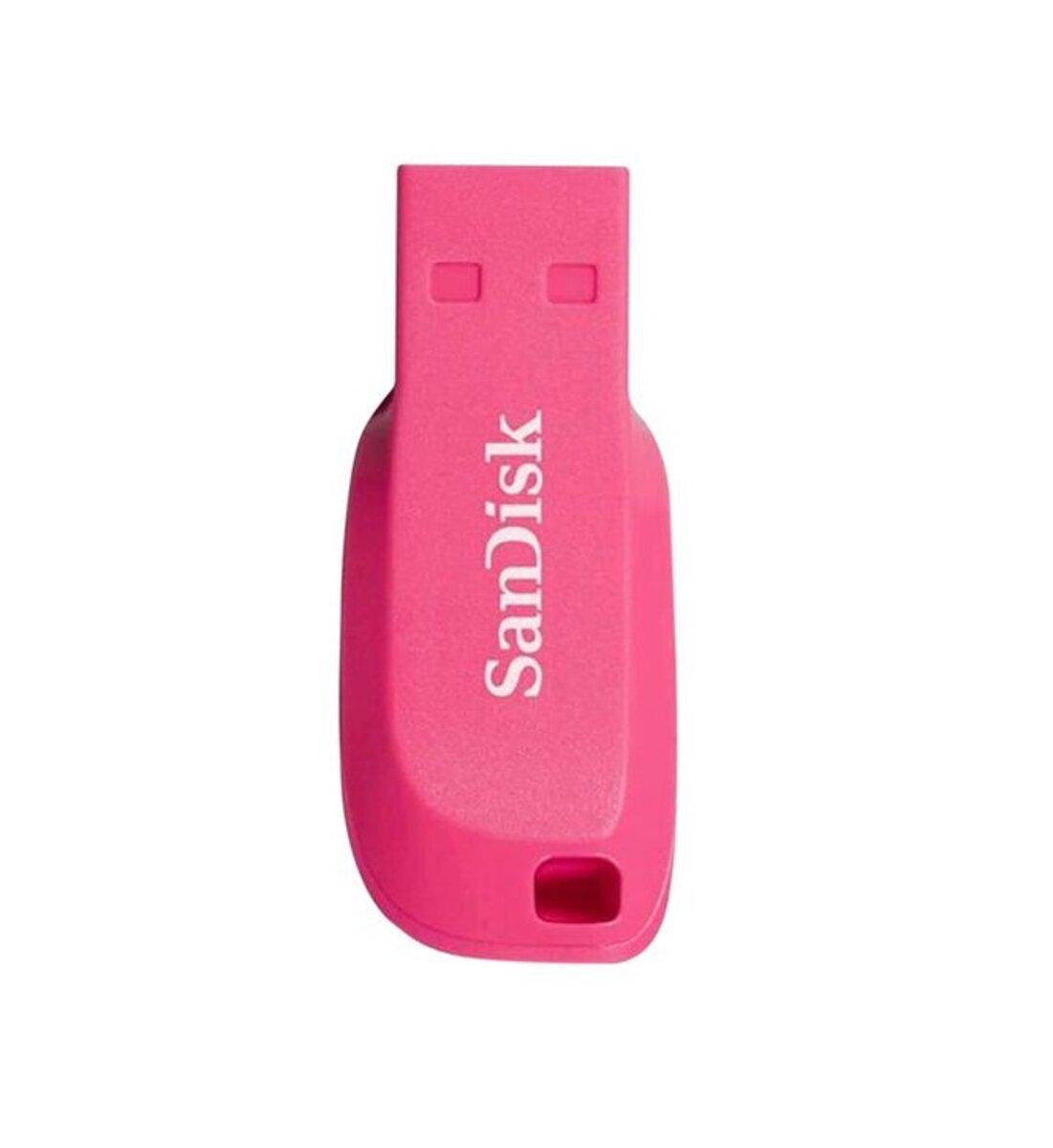 Флеш-память SanDisk Cruzer Blade 64 Гб Pink (SDCZ50C-064G-B35PE) - фото 2