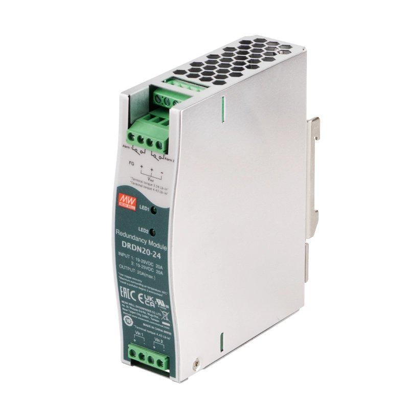 Модуль вводу резерву живлення DC на DIN рейку DRDN20-24 20A 24V (A580007)