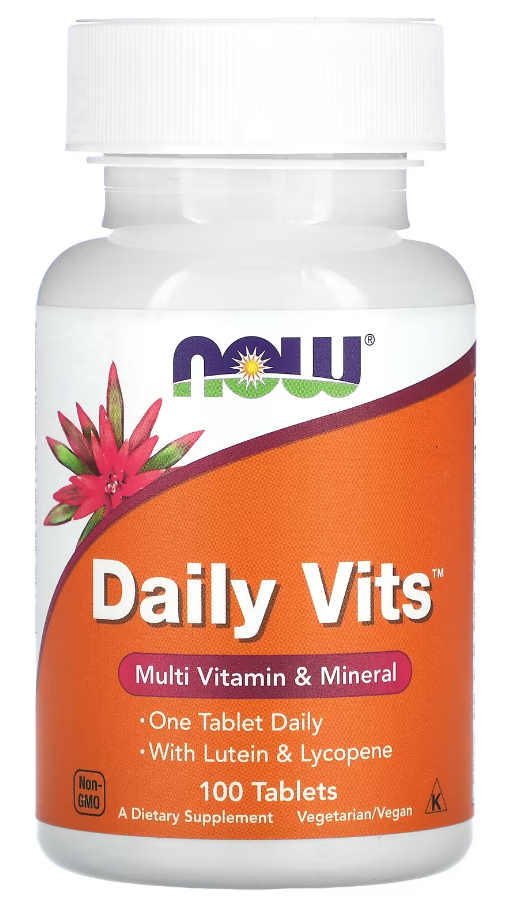 Комплекс витаминов и минералов на каждый день NOW Foods Daily Vits 100 таблеток